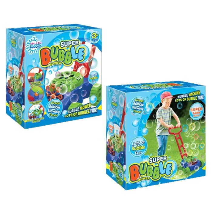 Bubble Blowing Lawn Mower with Bubble Solution