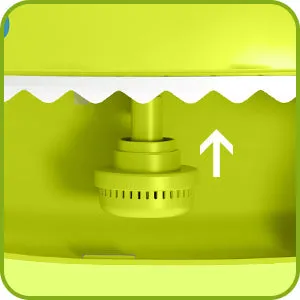 Bubble Dino™ - Cups for all! - Dino-bubble machine