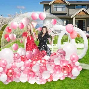 Bubble House Dome Inflatable for Kids$ Inflatable Bubble House Perfect for Indoor Outdoor Kids Party Celebrations Party Rental Equipment 10FT Bubble House$ Clear Balloon sober crust documentation House$ PVC 