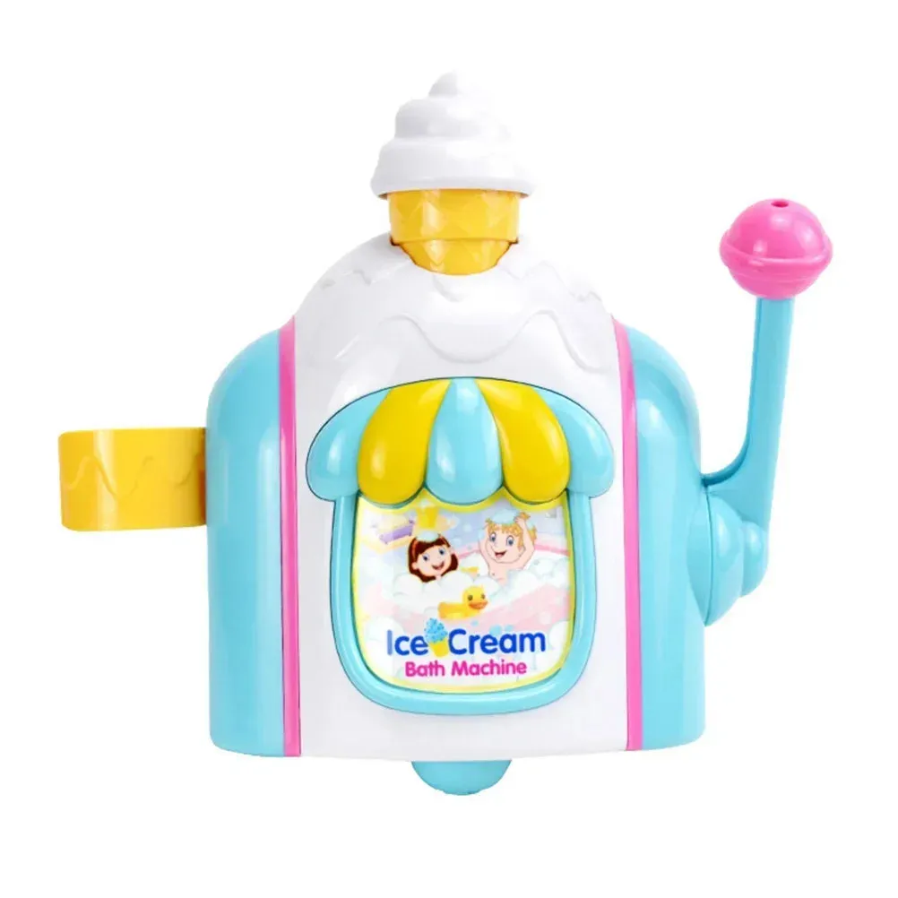 Bubble Ice Cream Hot Selling Children Bathroom Water Playing Toys Fun Press Shower Bubbles Machine Bath Blower toy for kids gift