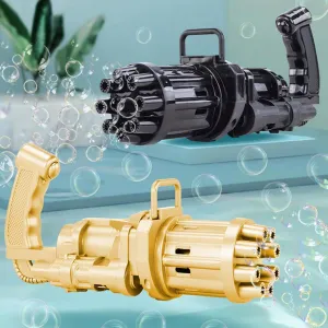 Bubble Machine Automatic Gatling Bubble Guns Bubble Maker Outdoor Toys