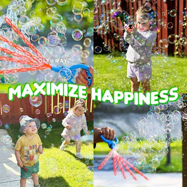 BubbleBliss Wand- Magical 5-Claw Smiley Bubble Stick