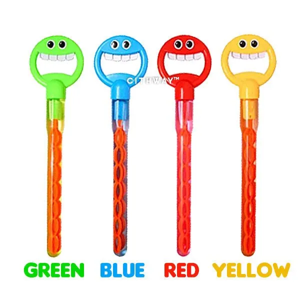BubbleBliss Wand- Magical 5-Claw Smiley Bubble Stick