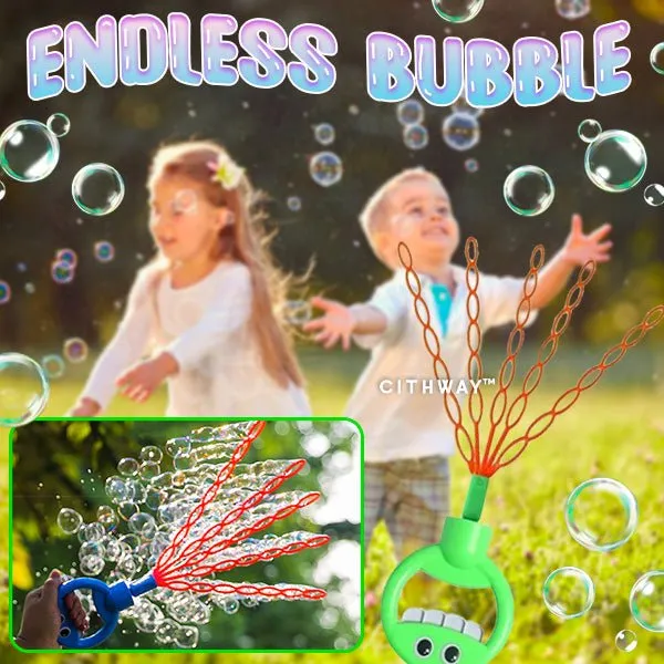 BubbleBliss Wand- Magical 5-Claw Smiley Bubble Stick