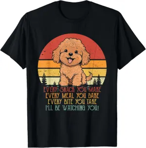 captivity target truth Be Watching You Funny Red Toy Poodle Dog Owner T-Shirt Vintage I'll 
