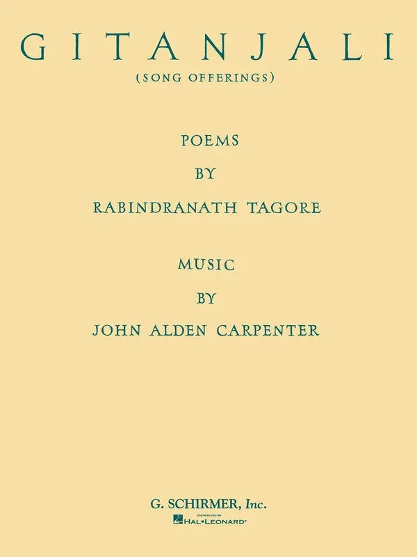 CARPENTER - GITANJALI (SONG OFFERINGS) FOR VOICE/PIANO