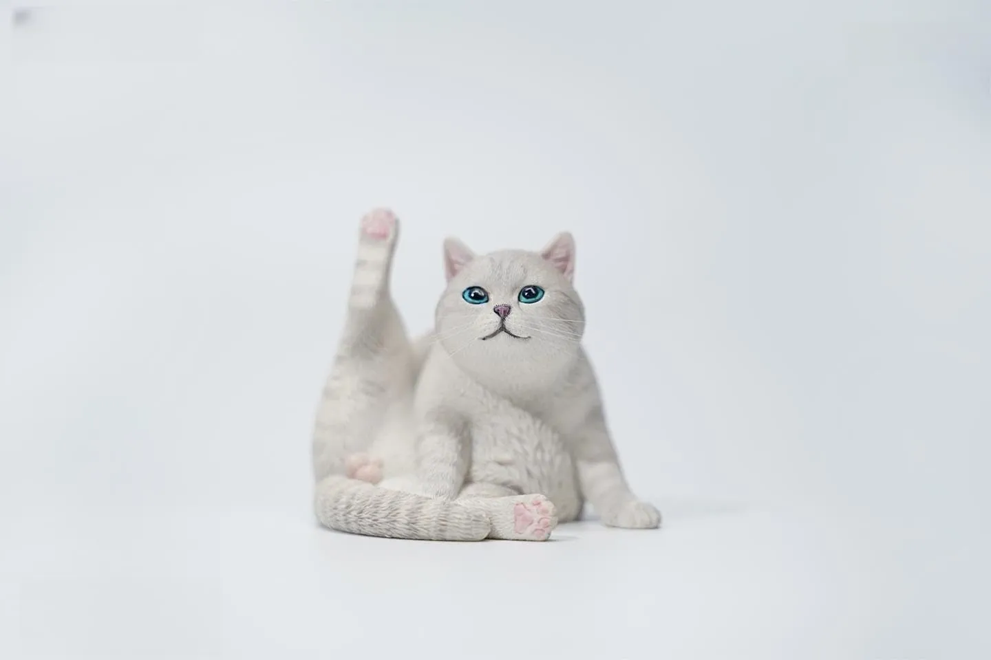 Cat 7.0 Figure Felidae Resin Realistic Pet Animal Model Collector Home Decoration Gift for commute evaluate Adult (JXK156A5) 1:6 Scale Lazy 