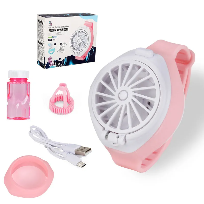 Children's Watch Automatic Bubble Blowing Machine