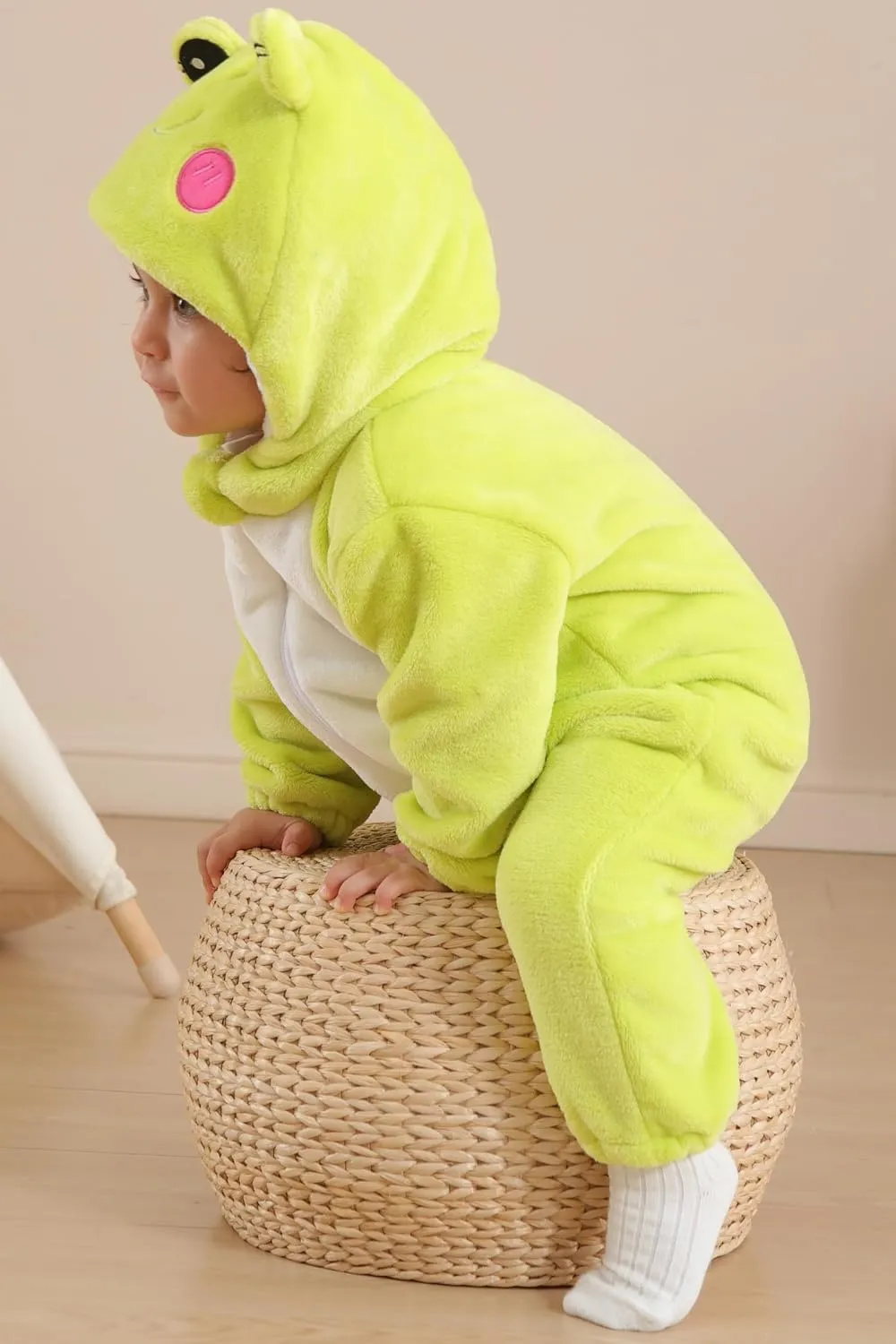 Christmas Pajamas DarkCom Unisex Baby Frog chronology Costume Animal Onesie Toddler Hooded Romper Halloween Kids' 