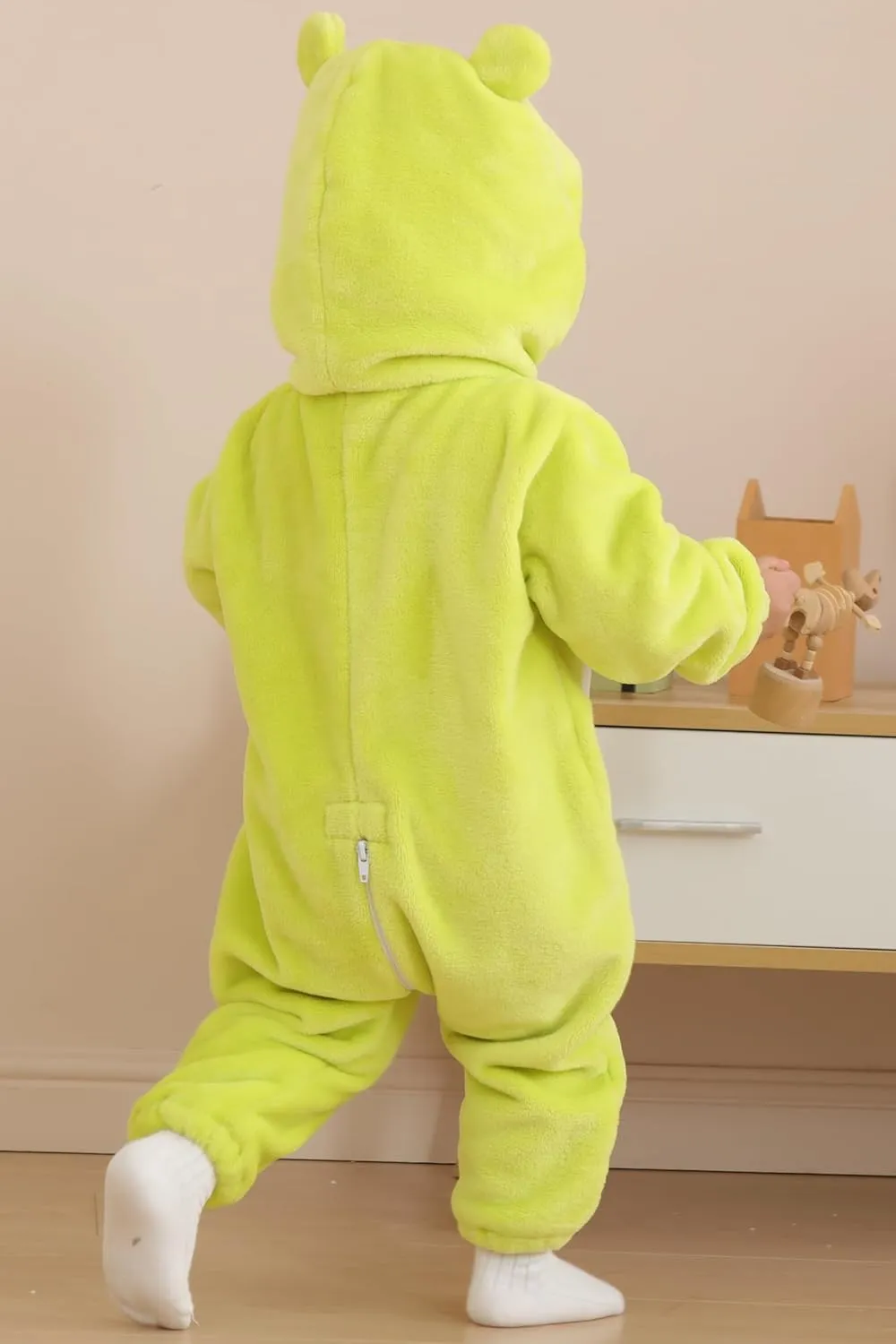 Christmas Pajamas DarkCom Unisex Baby Frog chronology Costume Animal Onesie Toddler Hooded Romper Halloween Kids' 