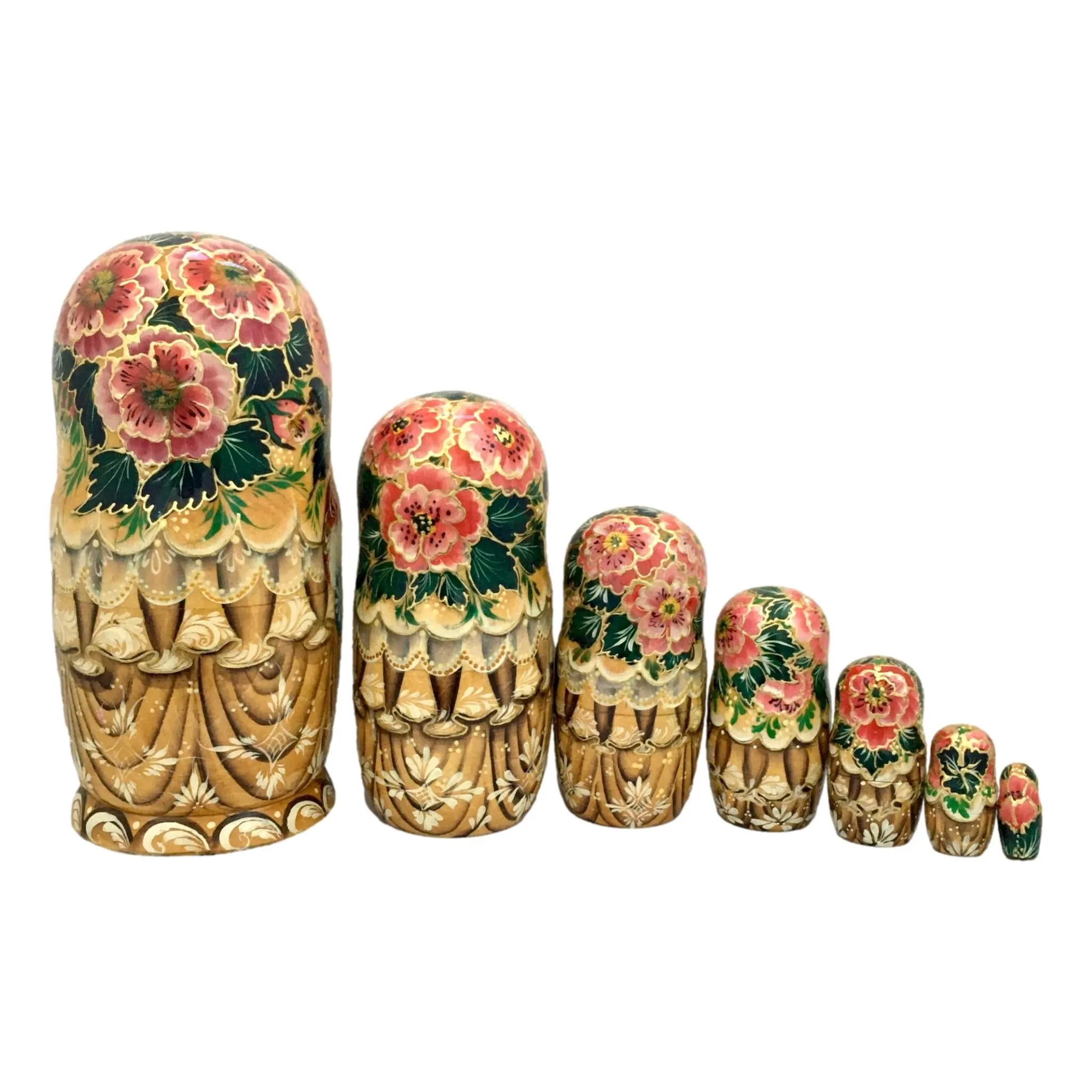 Christmas Russian Nesting Dolls Set of 7