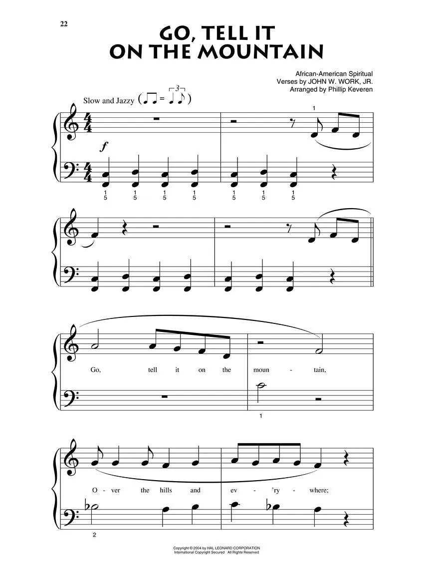 Christmas Traditions For Beginner Piano Solo arr. Phillip Keveren