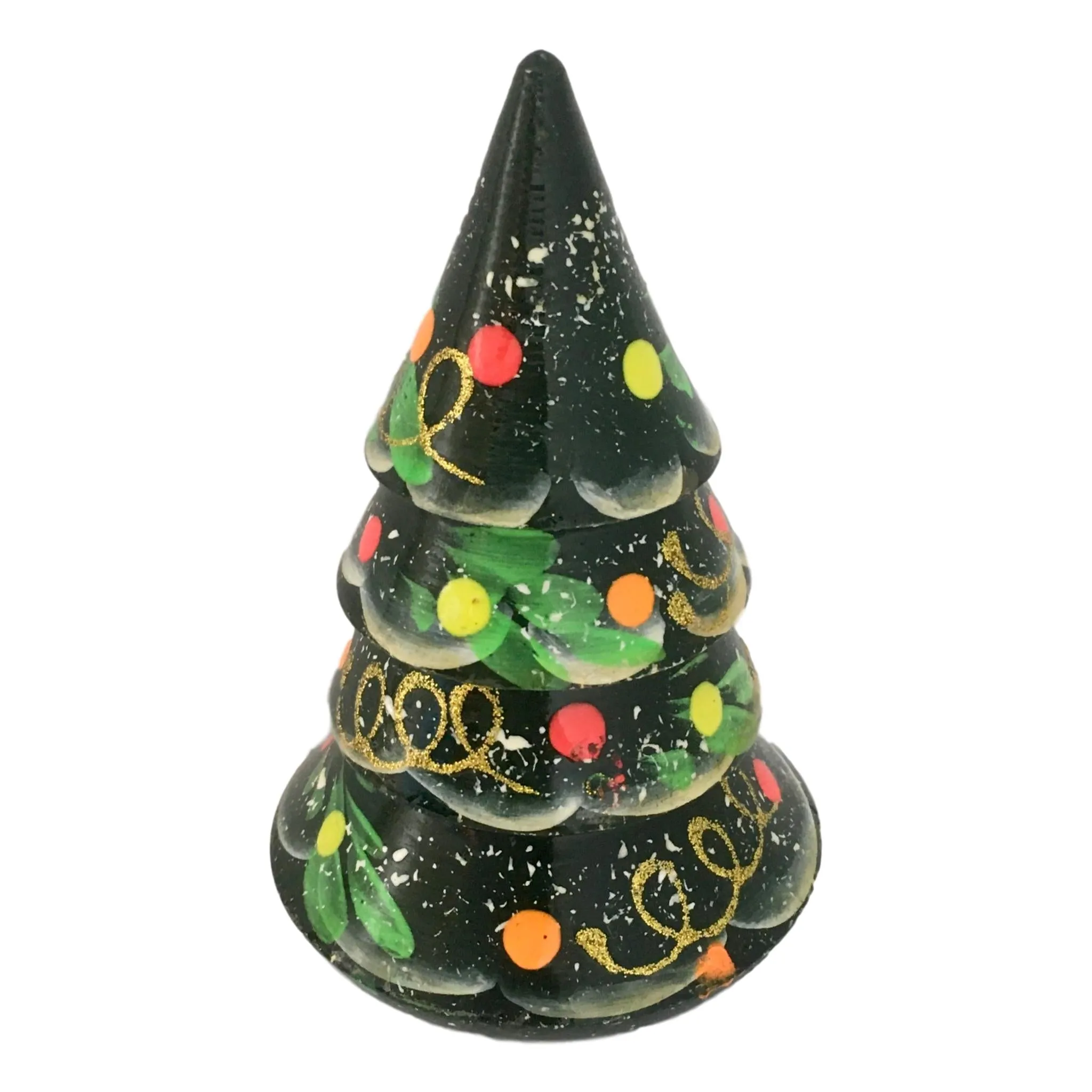 Christmas Tree Roly Poly Round-Bottomed Doll