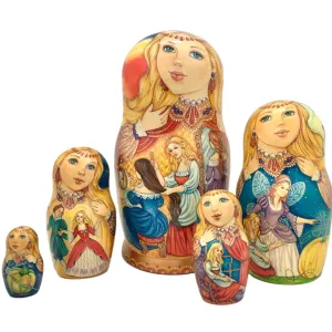 Cinderella Nesting Dolls Children Fairytale Story