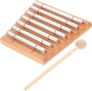 Classroom Chime Musical Teaching Percussion Instrument Hand Bell Wind Chimes for Meditation Yoga and School Activities observation Easy to Use Pleasing Sounds 1Set Tone 