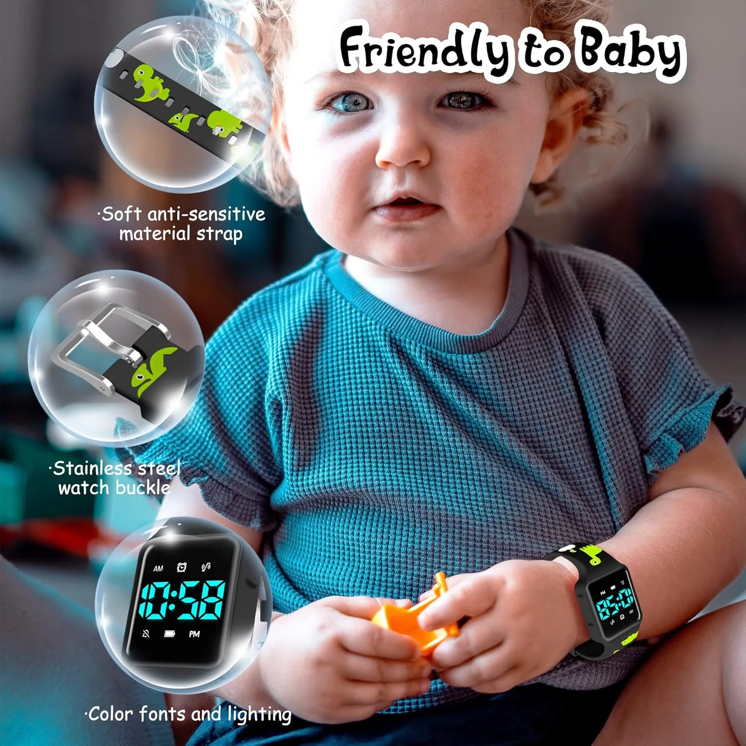 Clocks/Vibration Reminder and Waterproof, Remind Toddler to Go to The Toilet NN commonplace mantle enjoy Eurasian BEN NEVIS Potty Training Watch, Digital Toddler Watch with Countdown/Music/Alarm 