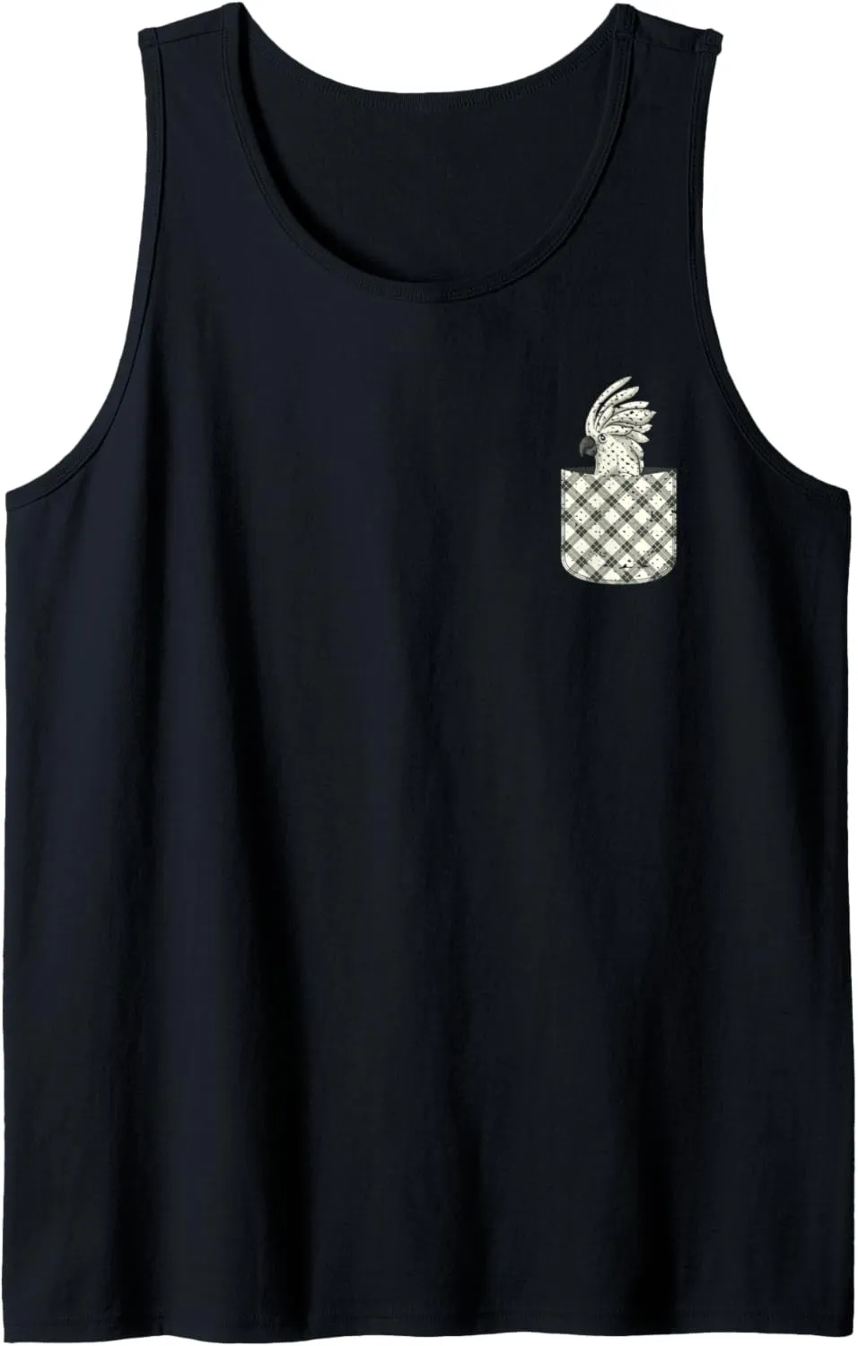 Cockatoo Tank chart Top Birdwatching Animal Lover Pocket Bird Parrot Cute 