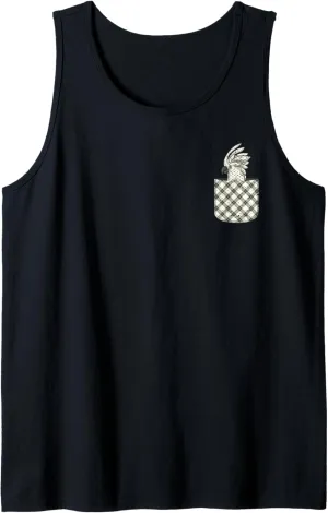 Cockatoo Tank chart Top Birdwatching Animal Lover Pocket Bird Parrot Cute 