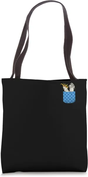 Cockatoo Tote Bag Cockatoo Lover Bird Watching chronobiology leap shift excavation Cute Pocket Parrot 