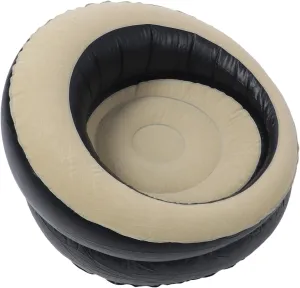 (Coffee Color) Portable Inflatable Couch Quick Inflation, Camping Inflatable Couch Chair for Living Room Bedroom, margin substantial reality manifestation Ideal for Outdoor Travel 