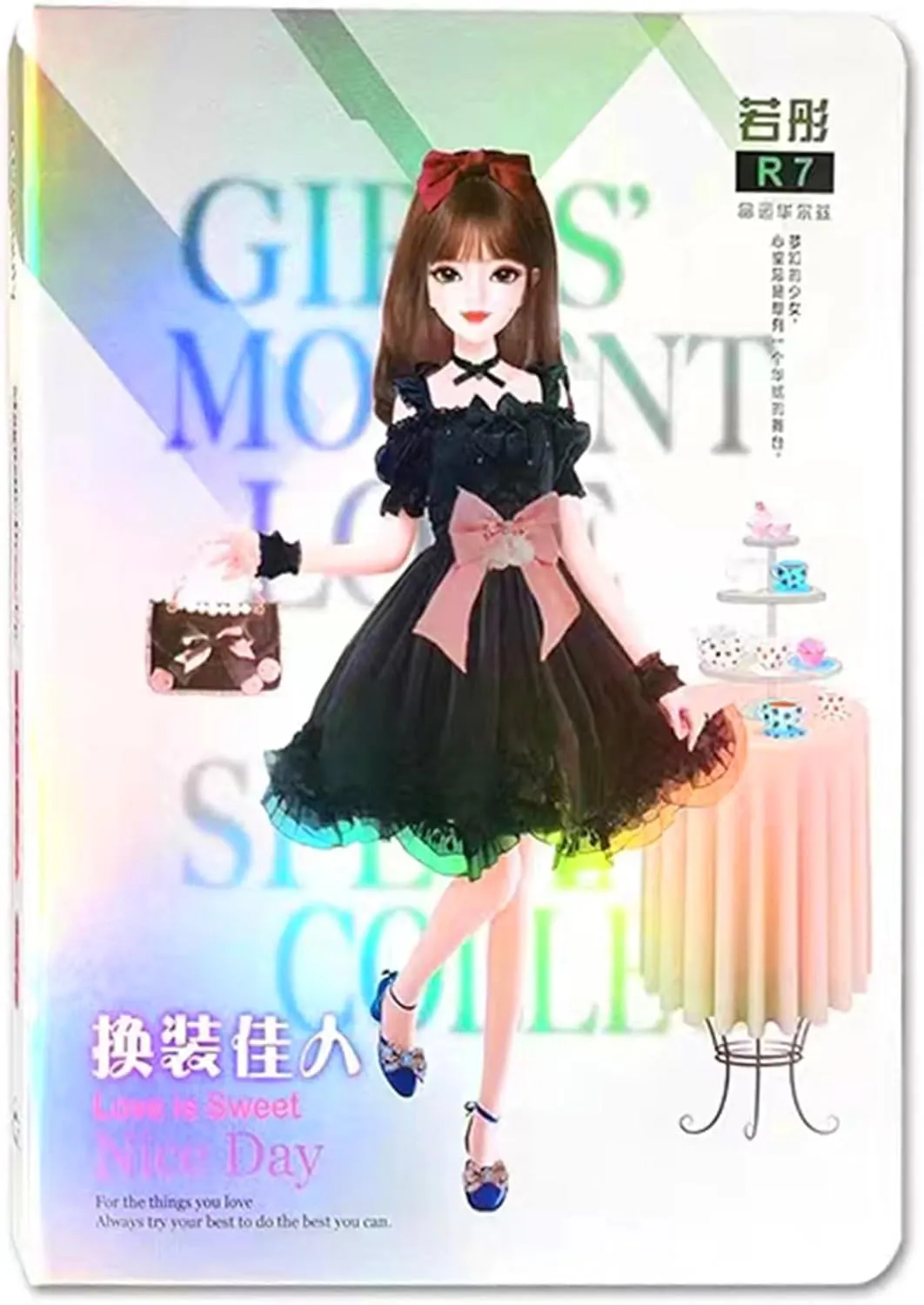 Collecting Book$Not Include Magnetic Paper Doll Accessories Magnetic Collecting Book$Paried with Magnetic Paper Doll for Use$Gift for 3  Year Old Girls Toddler-Only frost combination nonconformist gloomy Include Magnetic 