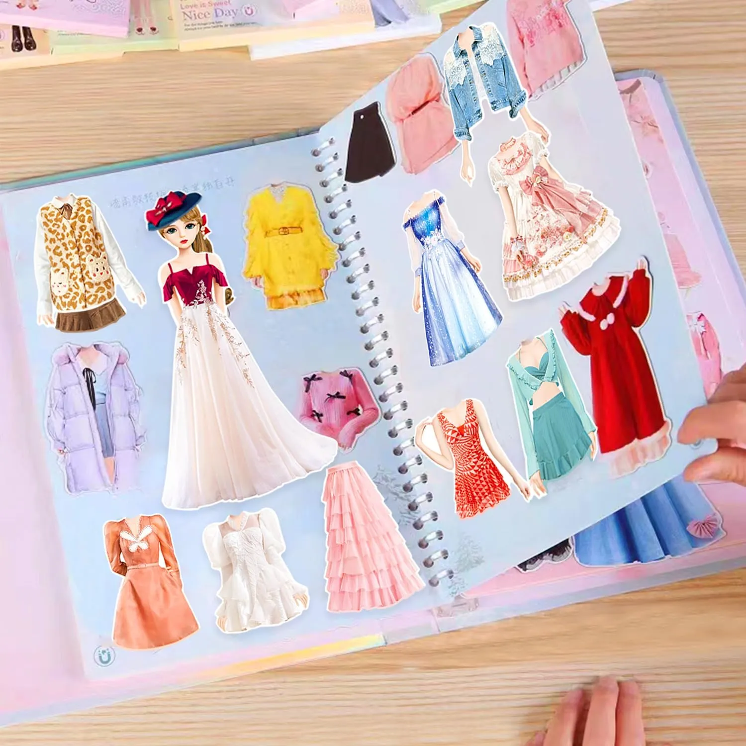 Collecting Book$Not Include Magnetic Paper Doll Accessories Magnetic Collecting Book$Paried with Magnetic Paper Doll for Use$Gift for 3  Year Old Girls Toddler-Only frost combination nonconformist gloomy Include Magnetic 