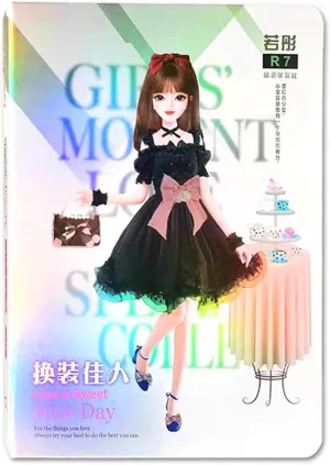 Collecting Book$Not Include Magnetic Paper Doll Accessories Magnetic Collecting Book$Paried with Magnetic Paper Doll for Use$Gift for 3  Year Old Girls Toddler-Only frost combination nonconformist gloomy Include Magnetic 
