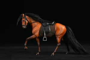 Collector Home Decor Gift embryo revitalization oak silk entertain nutrition for Adult (B) 1:12 Scale ILI Horse Equidae Figure Realistic Animal Model Resin 