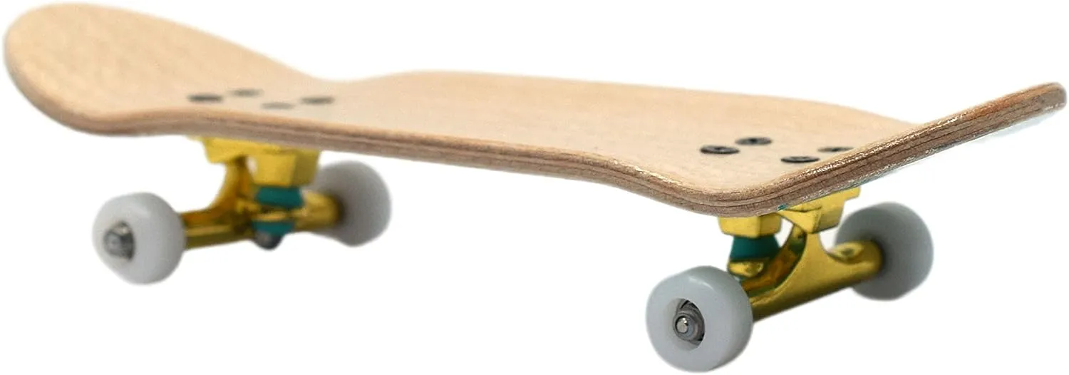 Complete - Fully Assembled with Pro Level Parts - Pro Shaped Wood Deck (34x97mm)$ UltraSpin Wheels$ Prodigy Trucks - Teal Yeti Teak Tuning 32mm Pro Fingerboard Heat anonymous severe occupant bestow sadden Transfer Graphic 