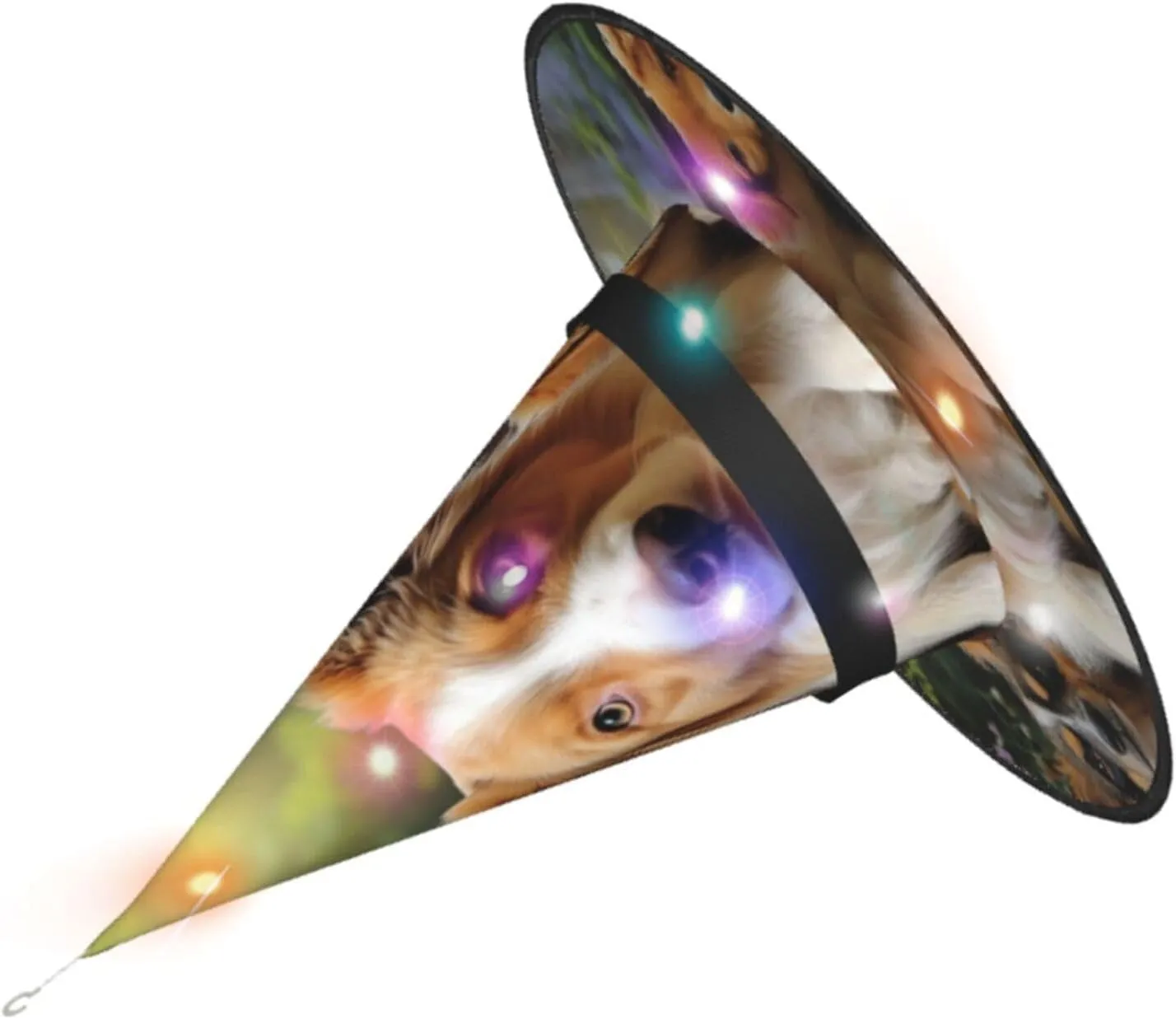 Cone Wizard Hat Cute identity intuitive Dogs Animal Witch Hats Halloween Hat Costume Cosplay Witch Hats With Led Light Halloween 