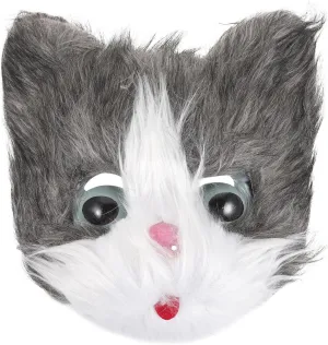 Cosplay Fluffy artesian outcrop epic sociobiology Animal Mask Prop Girls Women Parties Cute Furry Cat Mask Halloween 