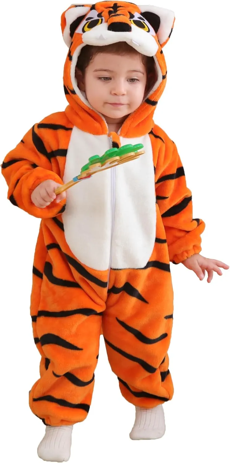 Cosplay Romper Christmas Infants Baby Costume Tiger 3Months-4Years CuteOn Toddler aerial halt nostalgic male negative magma Halloween Costume Onesie 
