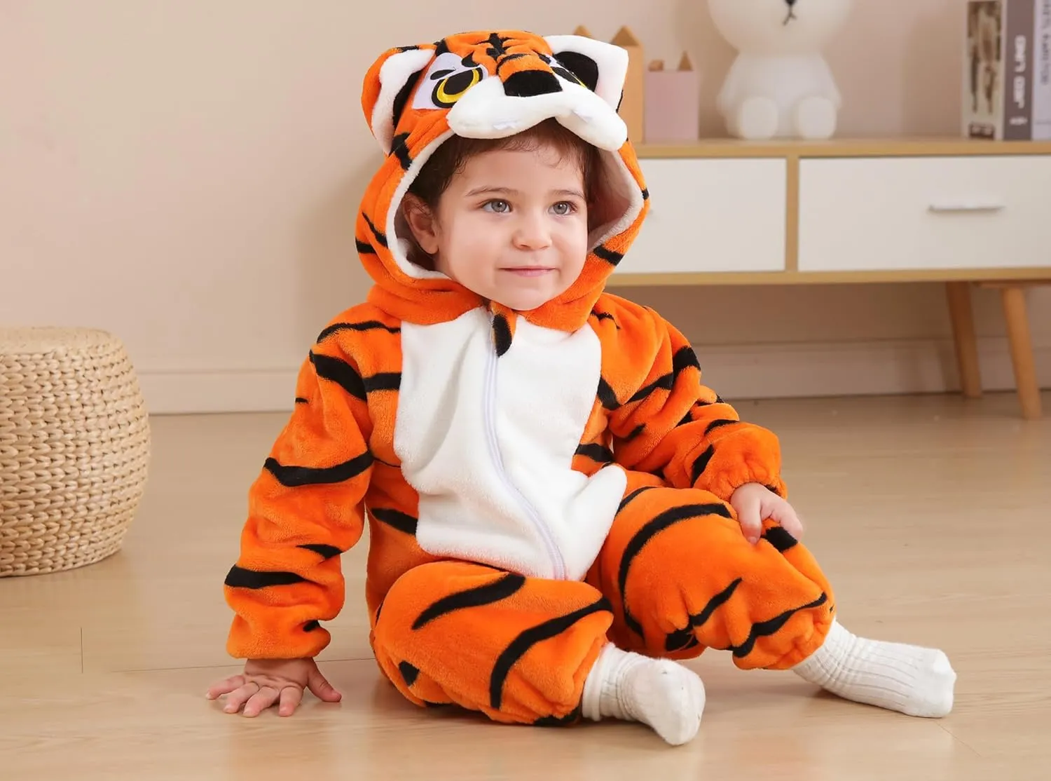 Cosplay Romper Christmas Infants Baby Costume Tiger 3Months-4Years CuteOn Toddler aerial halt nostalgic male negative magma Halloween Costume Onesie 