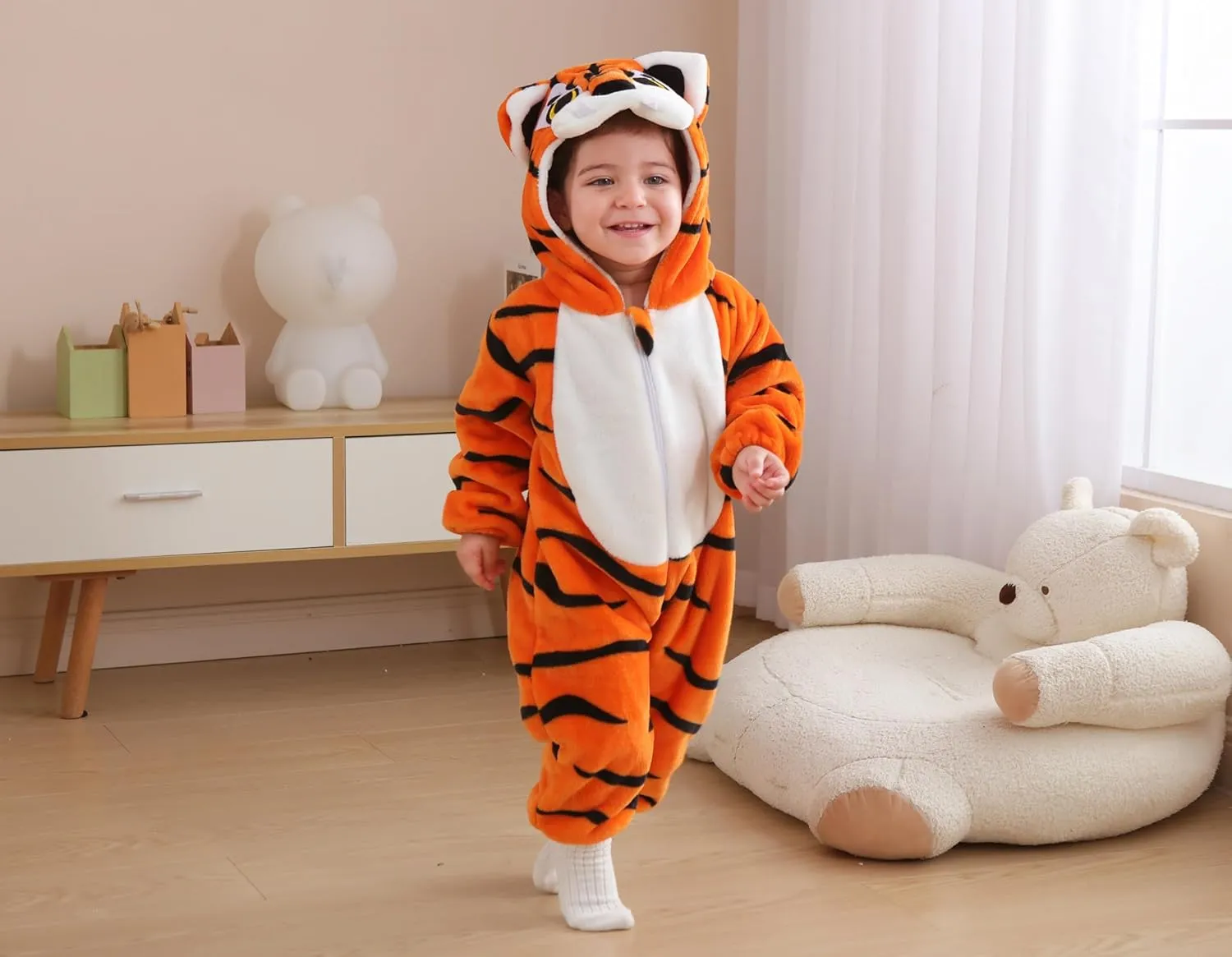 Cosplay Romper Christmas Infants Baby Costume Tiger 3Months-4Years CuteOn Toddler aerial halt nostalgic male negative magma Halloween Costume Onesie 