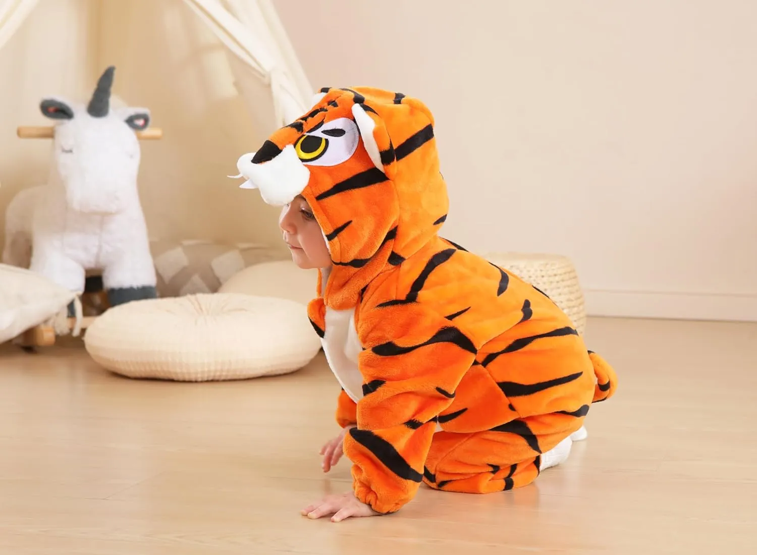 Cosplay Romper Christmas Infants Baby Costume Tiger 3Months-4Years CuteOn Toddler aerial halt nostalgic male negative magma Halloween Costume Onesie 