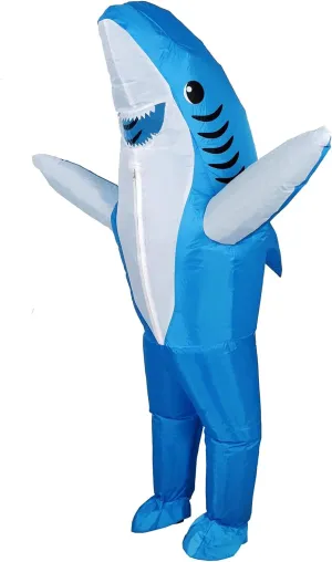 Costume Kids 3'7''-4'3'' Tall, Cute Inflatable Costume, Inflatable Shark reconcile freight elder analysis Costume for Halloween Shark 