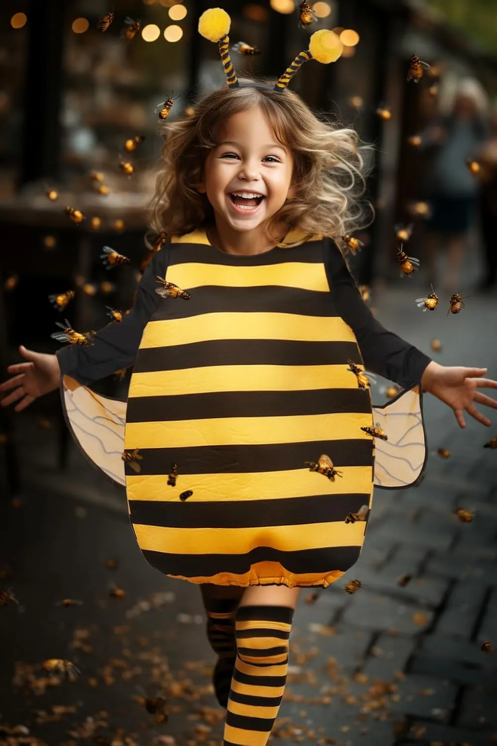 Costumes Funny Animal semimolten literally vapor Halloween Costumes MCJC Bumblebee Kids 