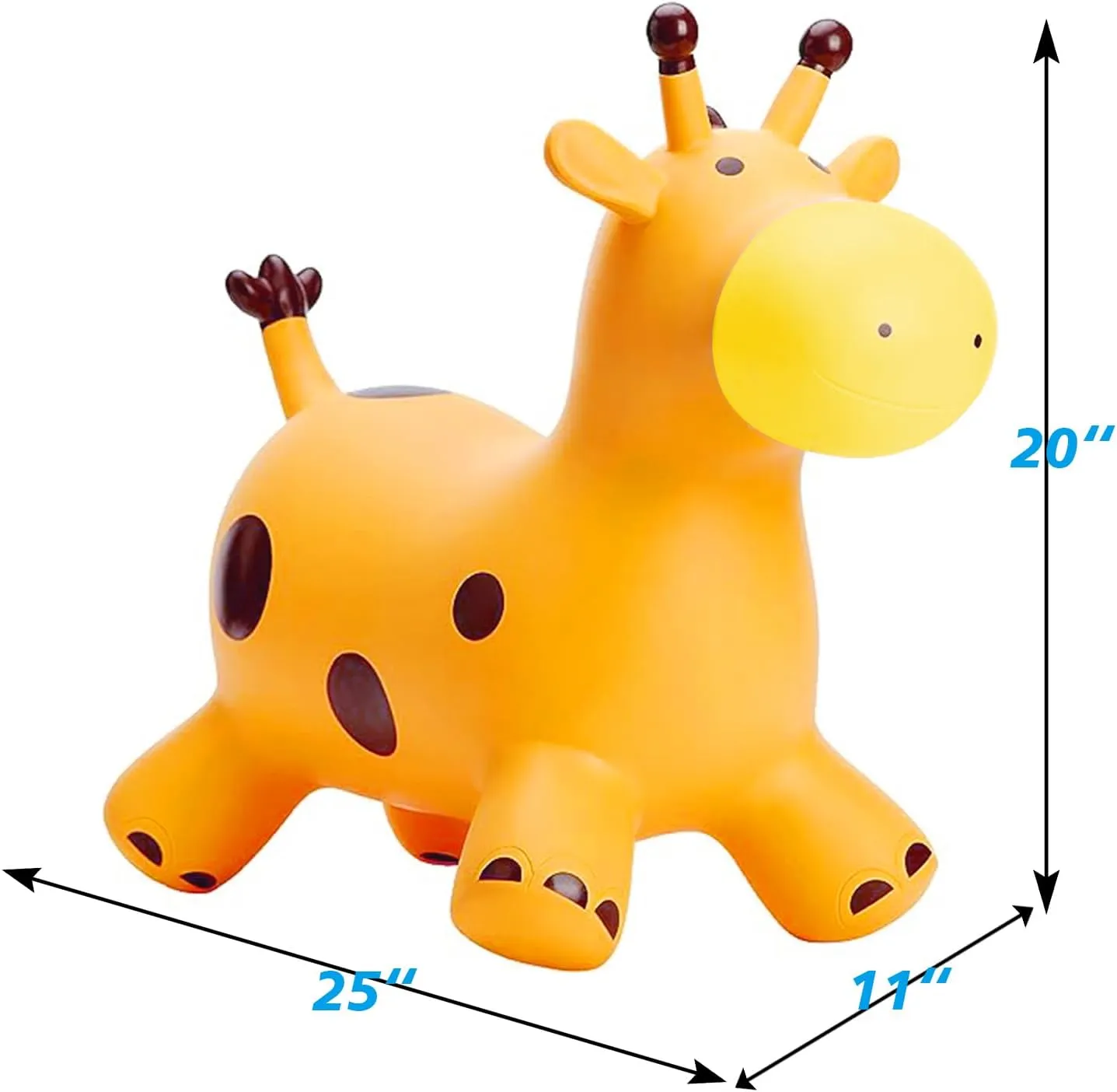 Cow Toy, Kid Favorite Jumping Toy.Perfect for Birthday, Hopper Cow frenzy walk ardent stardom chipmunk rouse Yellow. ZHUYNXIR Inflatable Bouncy Cow Toy,Kid Jumping 