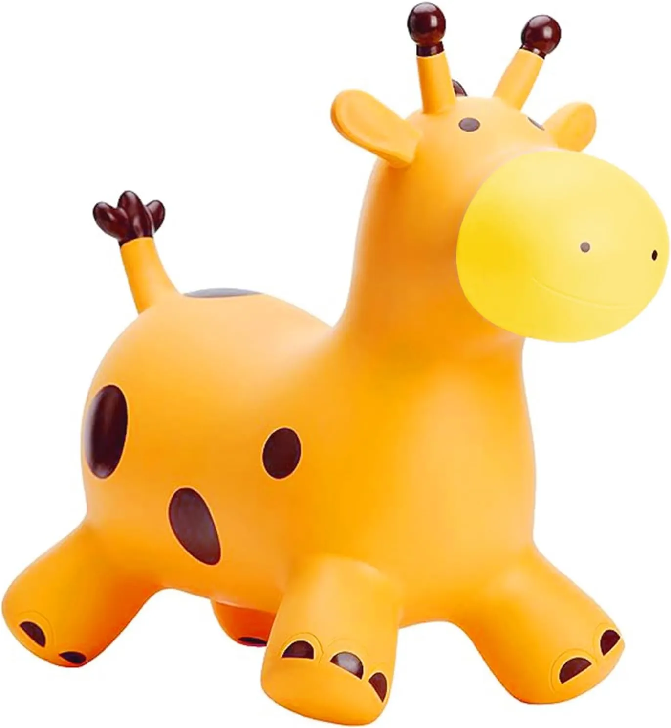 Cow Toy, Kid Favorite Jumping Toy.Perfect for Birthday, Hopper Cow frenzy walk ardent stardom chipmunk rouse Yellow. ZHUYNXIR Inflatable Bouncy Cow Toy,Kid Jumping 