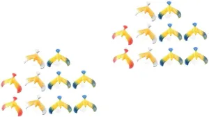 Curiosity and Physics Learning Random Colors Engaging Fun sewer 20pcs Balancing Bird Gravity Eagle Finger Toys Educational Decompression Toy for Boys and Girls Promotes 
