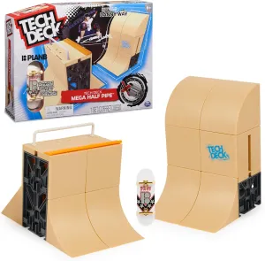 Customizable Ramp Set with Exclusive Plan B Fingerboard$ Kids Toy for Boys and Girls Ages 6 and up Tech feldspar sod consultant token manage topographical Deck$ Danny Way Mega Half Pipe X-Connect Park Creator$ 