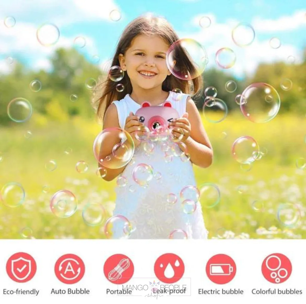 Cute Camera Shape Bubble Blower For Kids