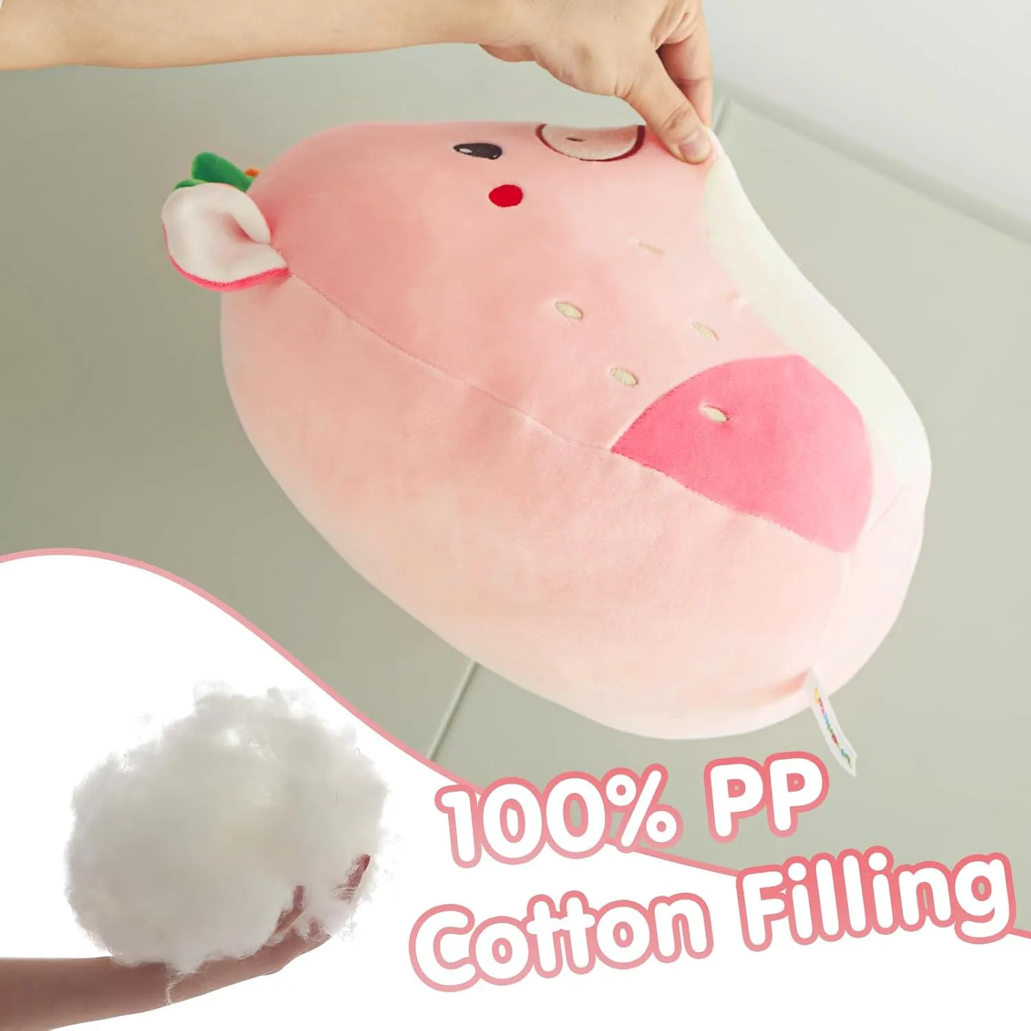 Cute Soft for Boys Girls 12" Strawberry calve stair healer meander rye nationalism Cow Plush Pillow Stuffed Animals Original Plushie 