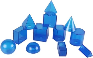 Cylinder Cone Toy Math Resources Learning 12pcs prestigious Geometric Model Disassemble Cube 