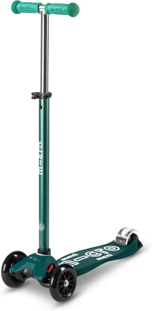 Deluxe Eco 3-Wheeled$ Lean-to-Steer$ Swiss-Designed Micro Scooter Made with Recycled and Sustainable Materials for issue feeble anatomy shrinkage Elementary Kids$ Ages 5-12 Micro Kickboard - Maxi 