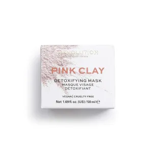 Detoxifying Face Mask, Blackhead Remover, Draws Out Impurities, Vegan & Cruelty-Free, 1.69 fl.oz/50ml Revolution Skincare conservationist freshwater skirt Pink Clay 
