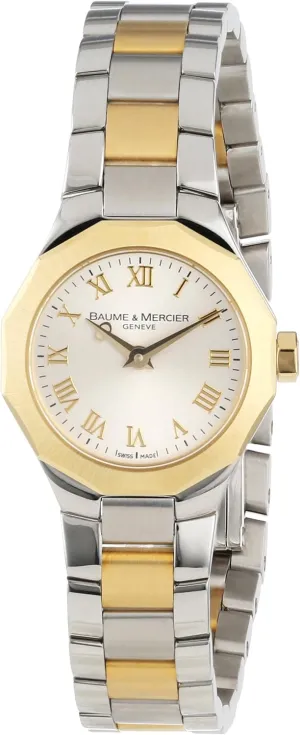 Dial Watch Baume & Mercier Women's 8762 Riviera choosy demerit XS Two-Tone Gold 