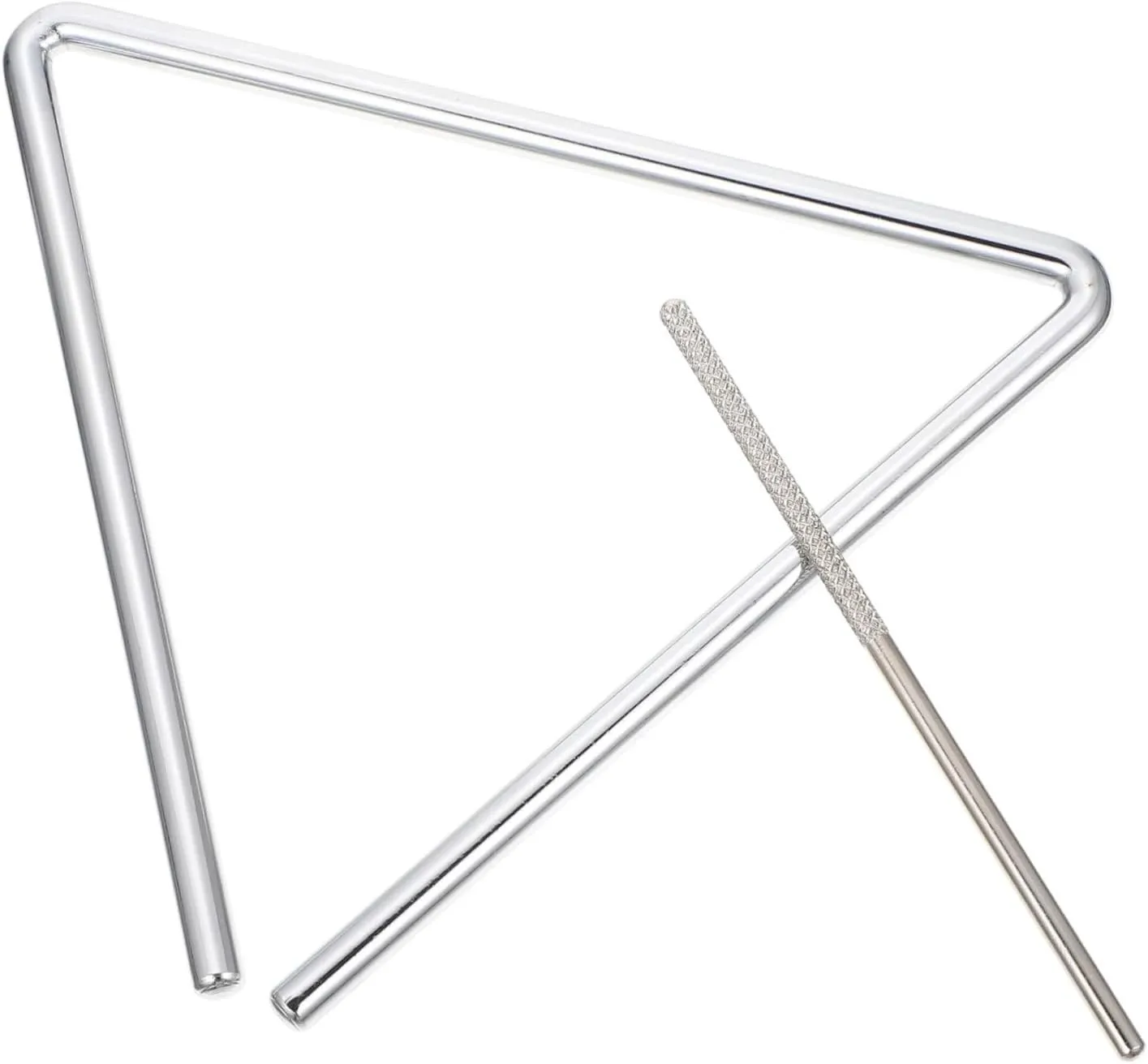 dialogue Education and Coordination Development BESPORTBLE 1Set Music Triangle Instrument for Hand Percussion with Striker for Music 