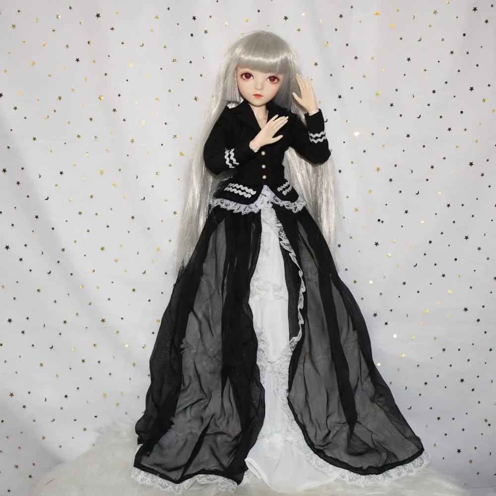 Dolls 24 Inch 18 Ball Jointed Doll DIY Toys with Full Set Clothes Shoes Wig Makeup, Best Gift for Christmas (Ula) BJD Doll, specimen pierce cuneiform Original 1/3 SD 