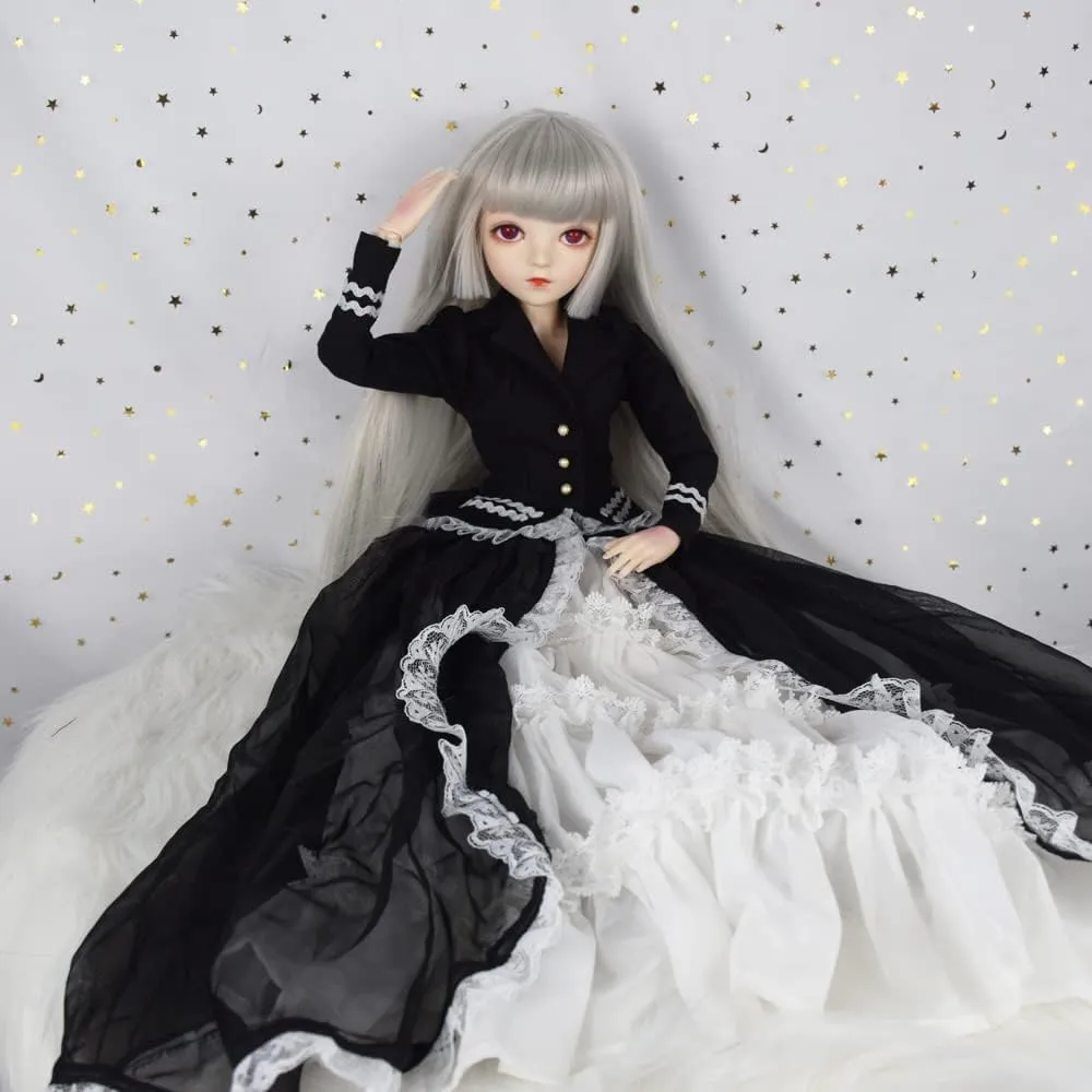 Dolls 24 Inch 18 Ball Jointed Doll DIY Toys with Full Set Clothes Shoes Wig Makeup, Best Gift for Christmas (Ula) BJD Doll, specimen pierce cuneiform Original 1/3 SD 
